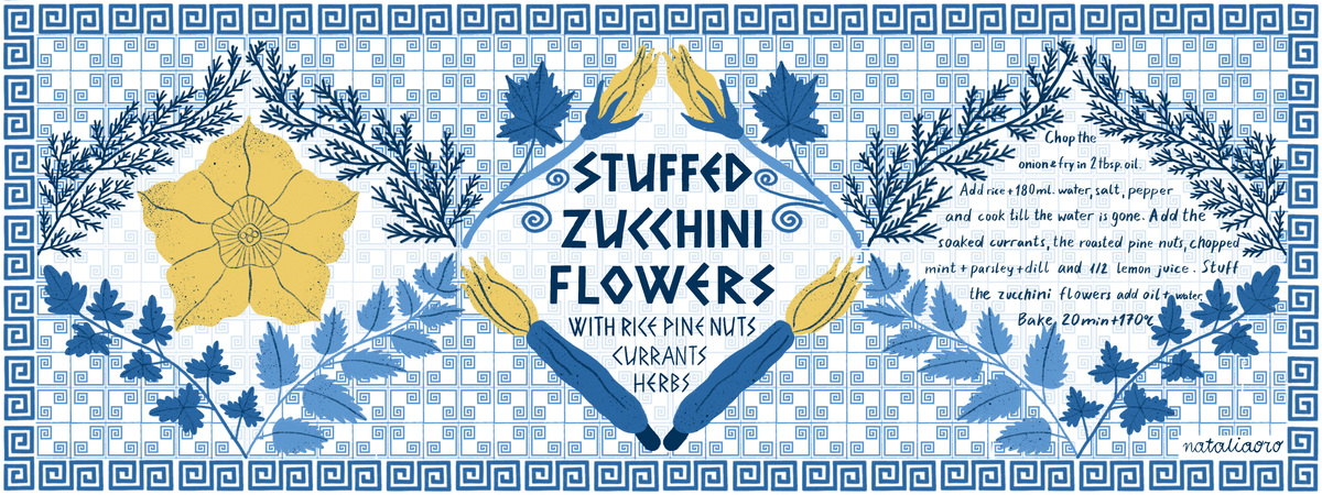 Stuffed Zucchini Flowers by nataliaoro