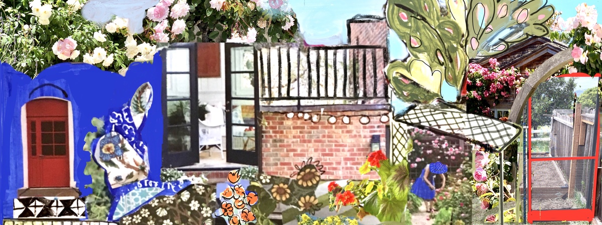 A very busy garden by Jane Pakis