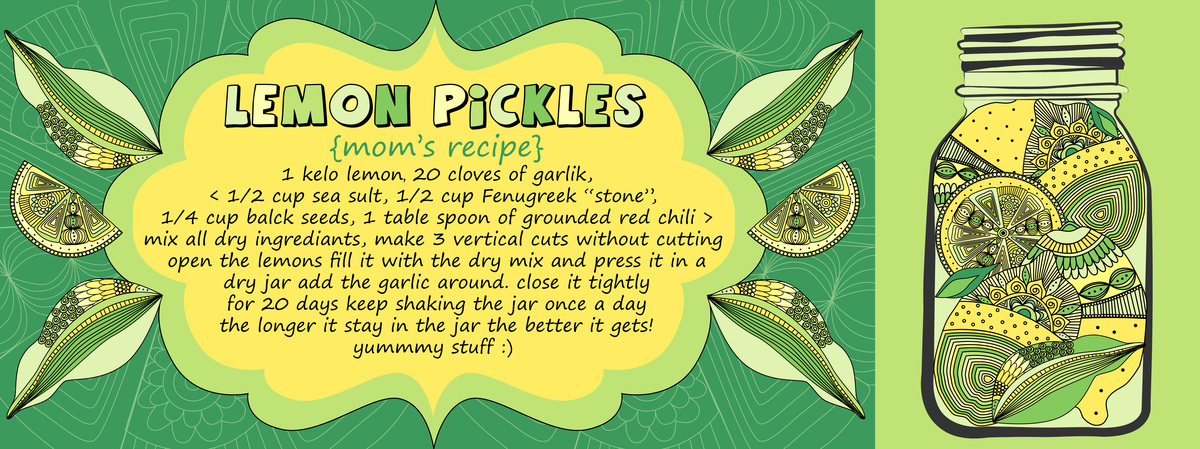 Lemon Pickles by Nadia Yousif