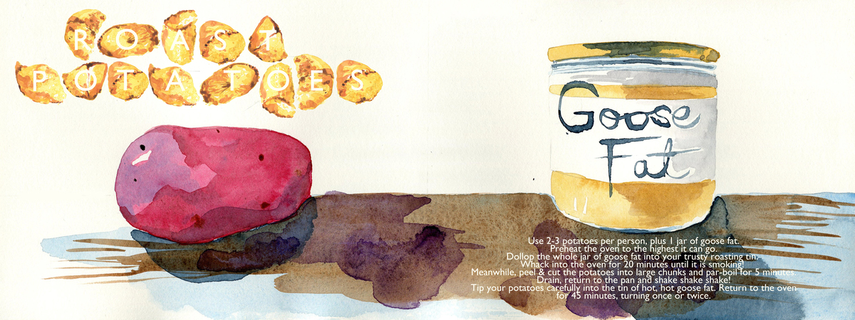 Roast Potatoes by Hannah Clark