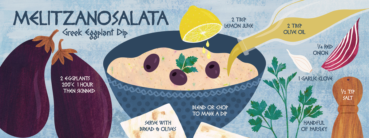 Melitzanosalata by Sue Gibbins