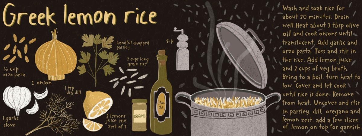 Greek lemon rice by Ashlesha Vyas