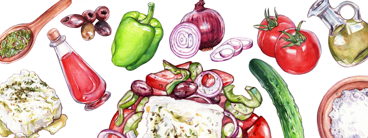 It's All Greek To Me! Greek Salad by Katariina Purru
