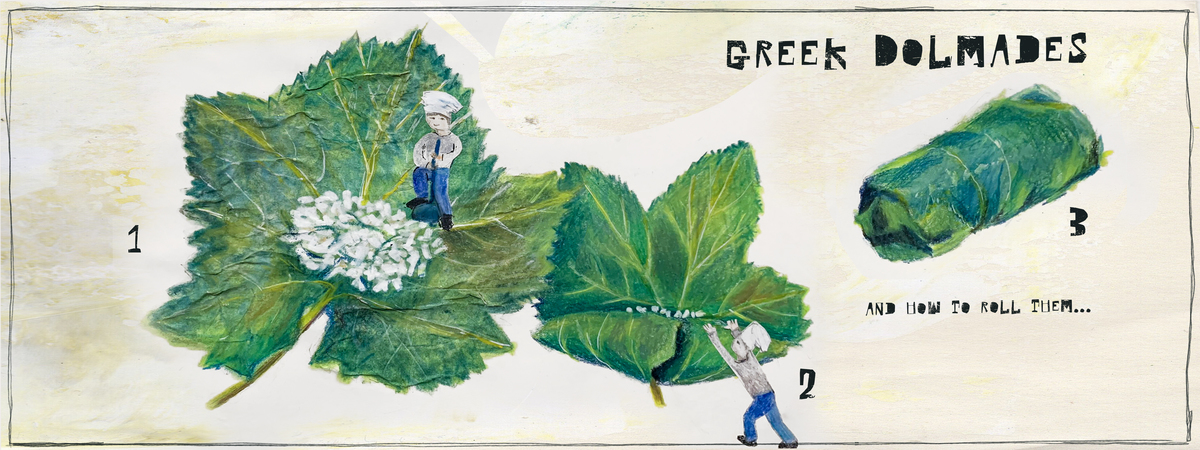 Greek Dolmades by Ofra Peeri Illustration