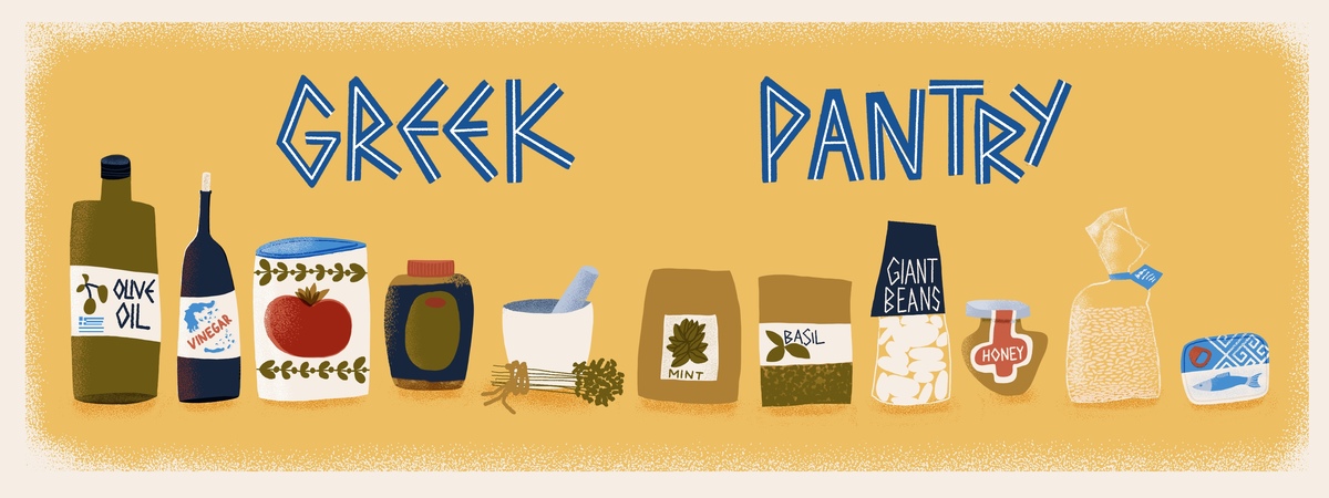 Greek Pantry by Kristiina Roberts Almy