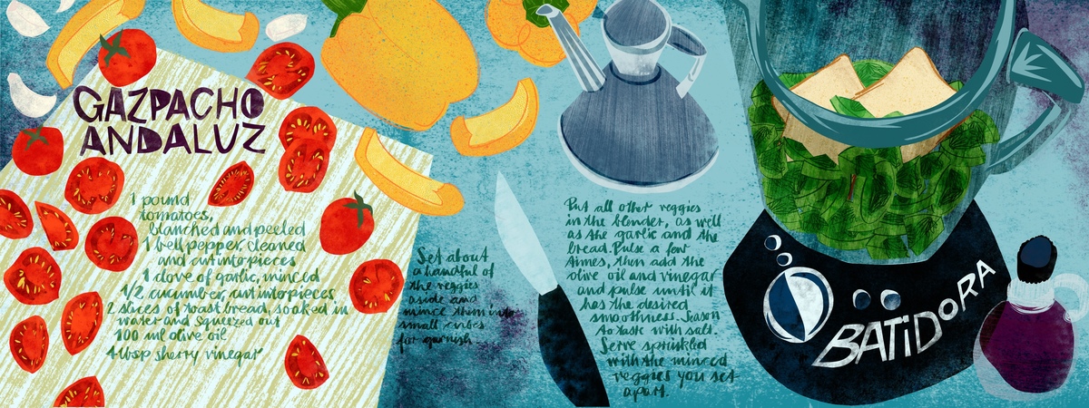 Gazpacho Andaluz by Cornelia Duemling