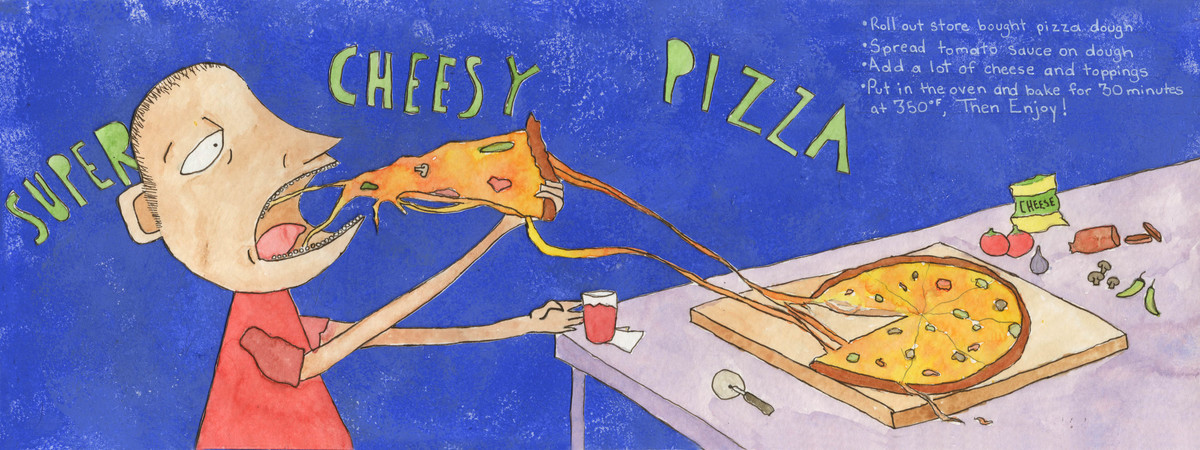 Super Cheesy Pizza by Jesse Snyder