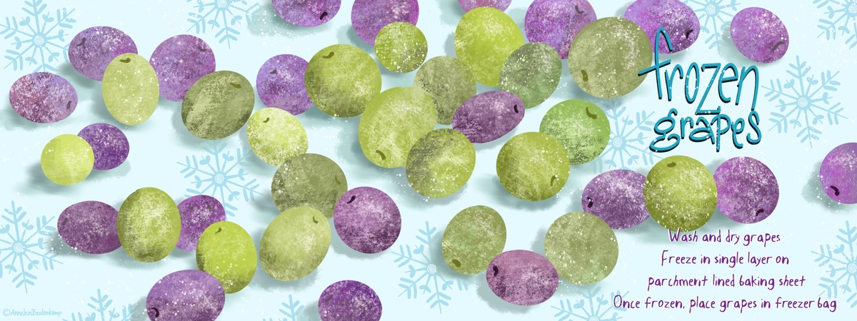Frozen Grapes by Annelein Beukenkamp