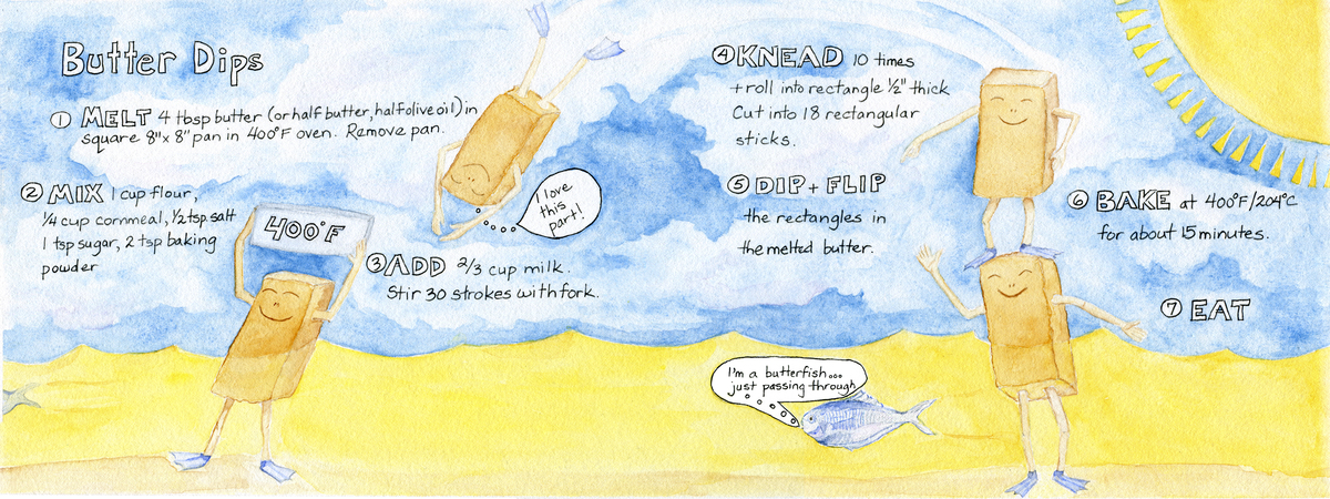 Butter Dips by Kathleen Maunder