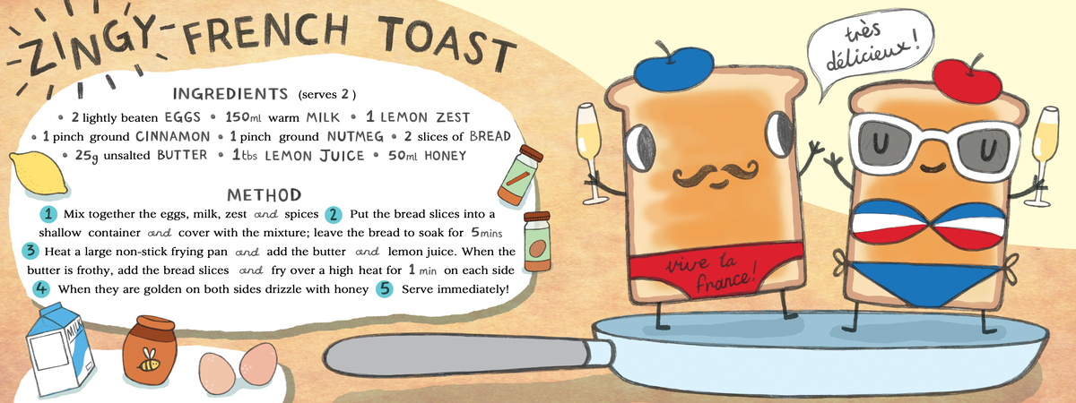 Zingy French Toast by Sarah-Anne Fielding
