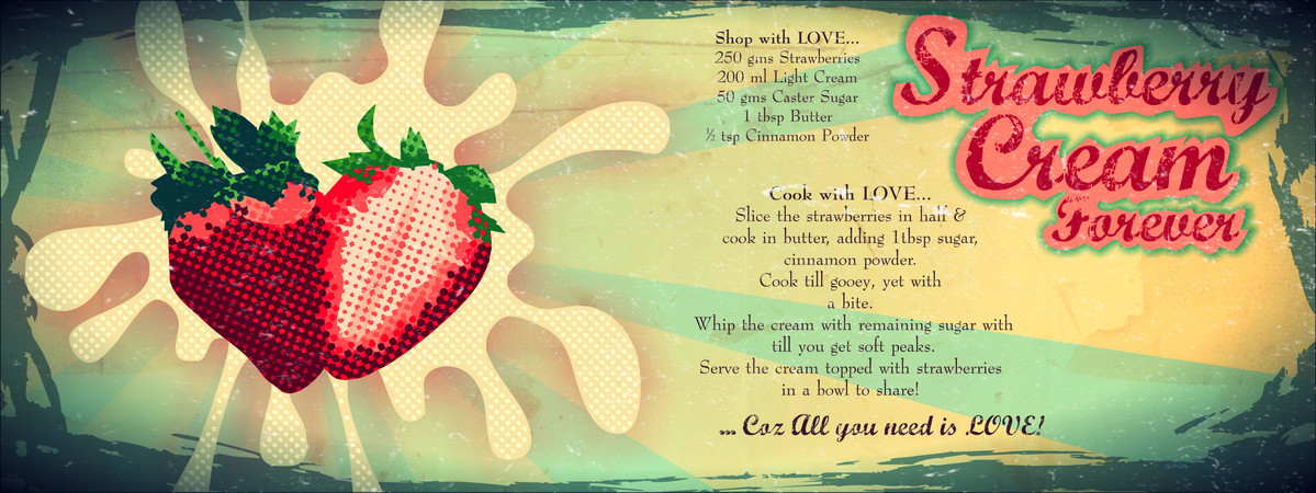 Strawberry- Cream- Forever ! by Amrita Mohanty