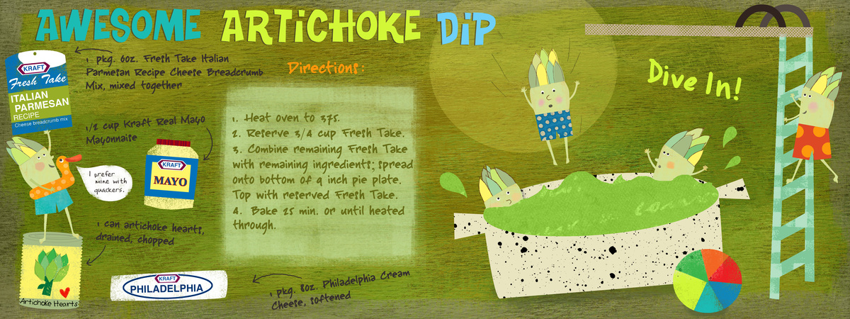 Awesome Artichoke Dip by Amy Schimler