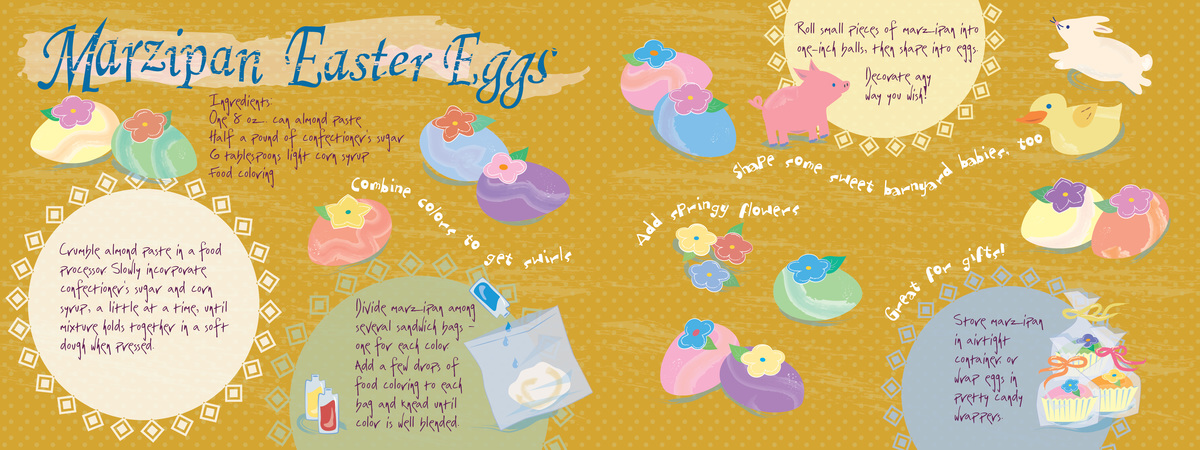 Marzipan Easter Eggs by Adrienne Saldivar