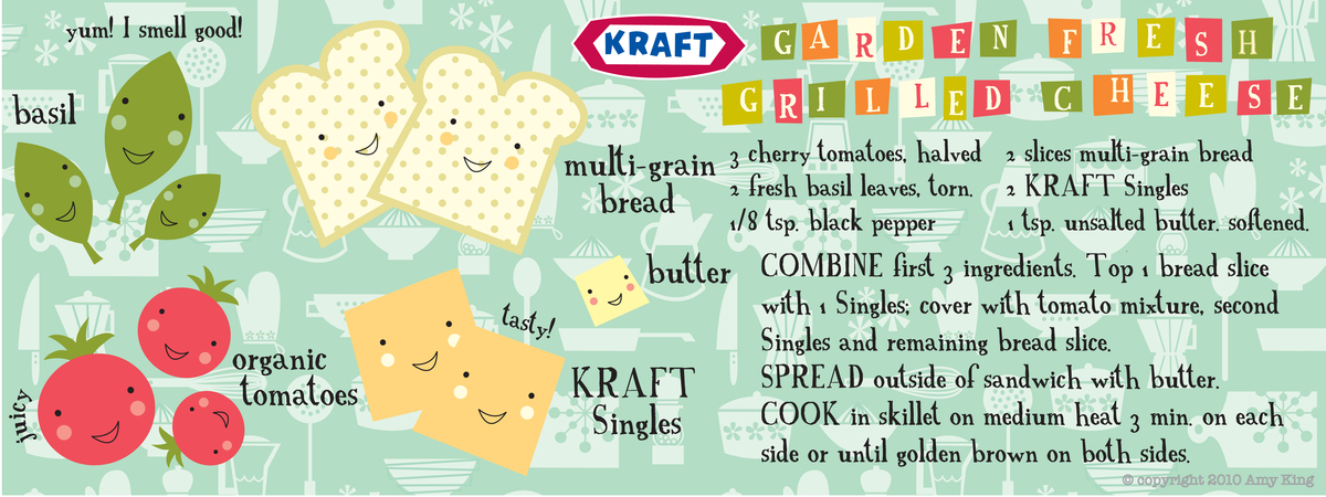 Garden Fresh Grilled Cheese by Amy King