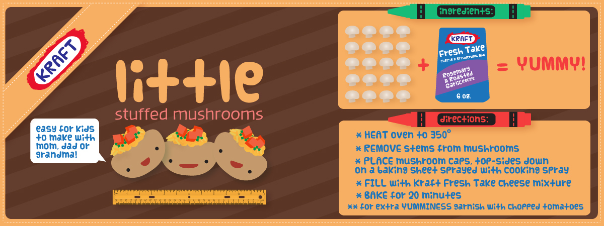 Little Stuffed Mushrooms by Dominique Garcia