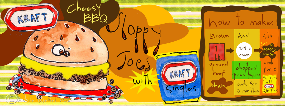 Easy Cheesy BBQ Sloppy Joe's by Ash Weisel