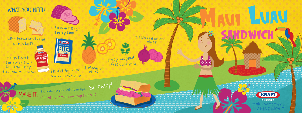 Maui Luau Sandwich by Nina Seven