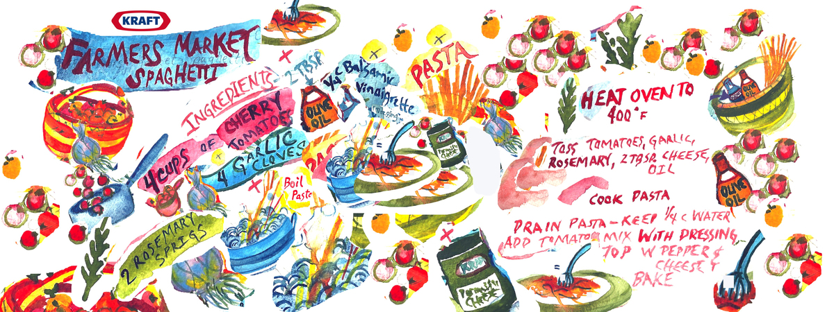 Farmers Market Spaghetti by Carrie colors