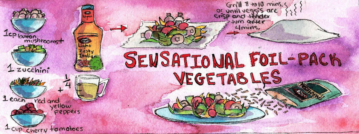 Sensational Foil-Pack Vegetables by Hope Myers