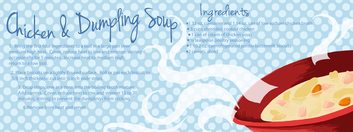 Homemade Chicken and Dumpling Soup by Abigail Rapp