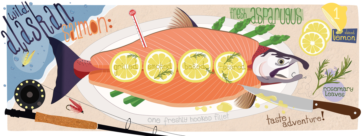 Wild Alaskan Salmon by Jacob Tanner