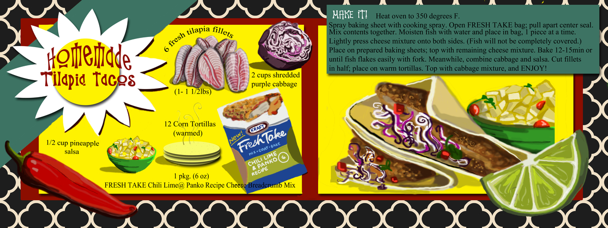 Homemade Tilapia Tacos by Emily Wilson