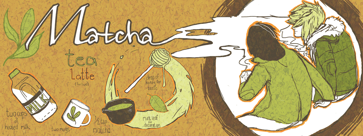 Matcha Tea Latte (for two) by Kristen Starlein