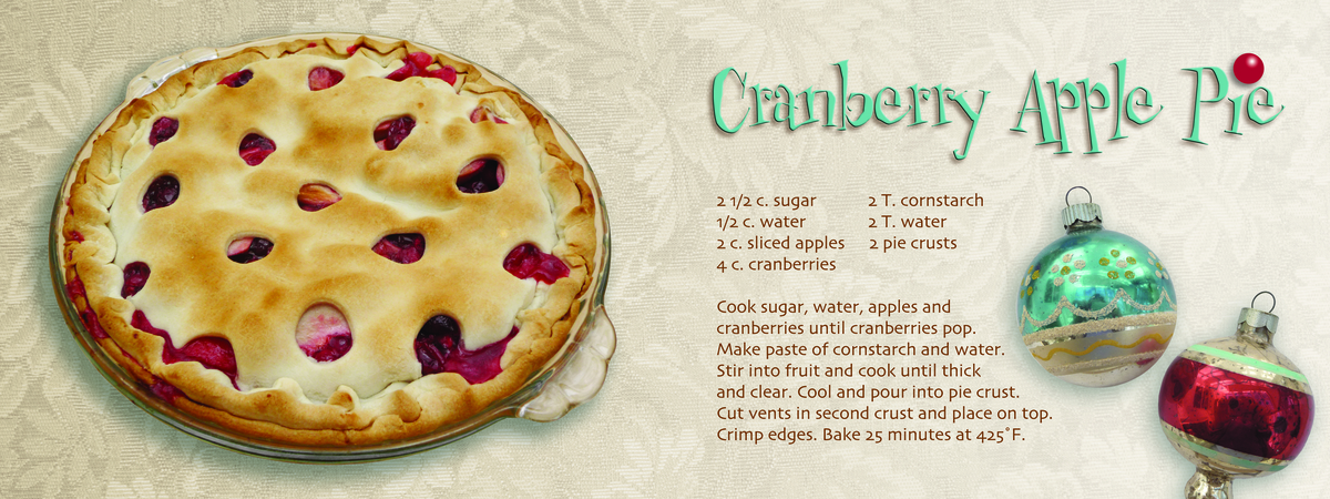 Cranberry Apple Pie by Jennifer Chapman