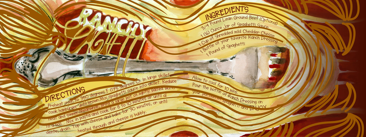 Ranchy Spaghetti by Jessie Hampton