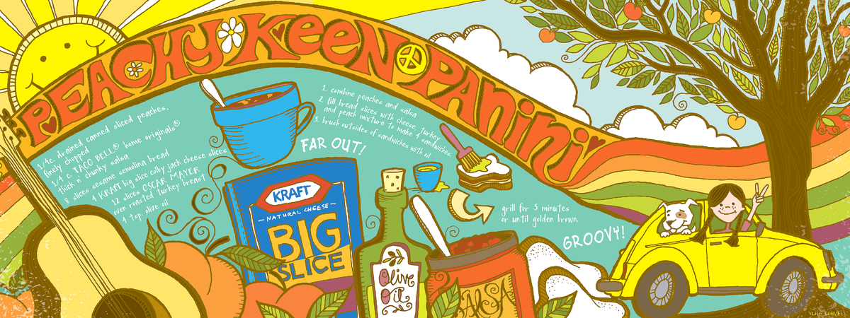 Peachy Keen Panini by Lisa Graves