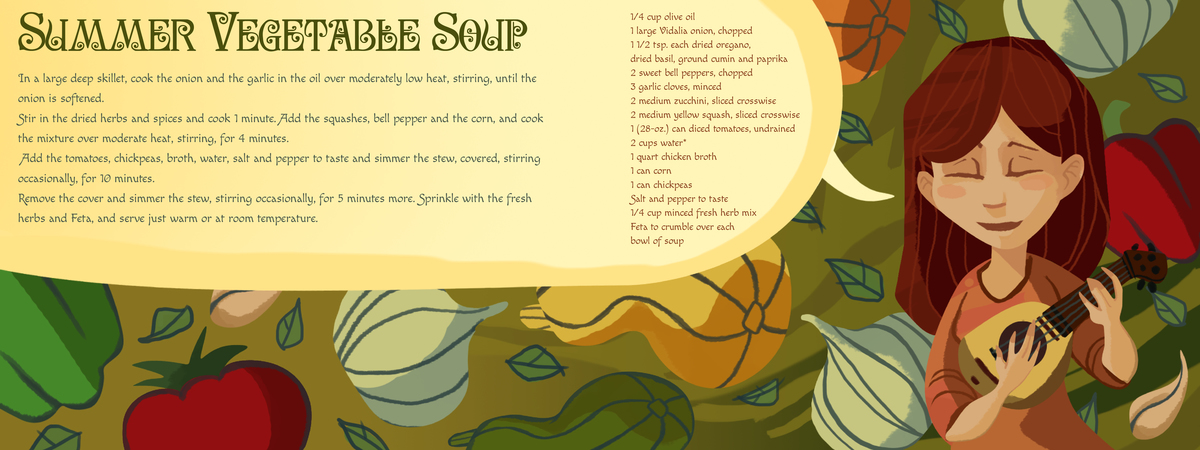 Summer Vegetable Soup by Lexie Holliday
