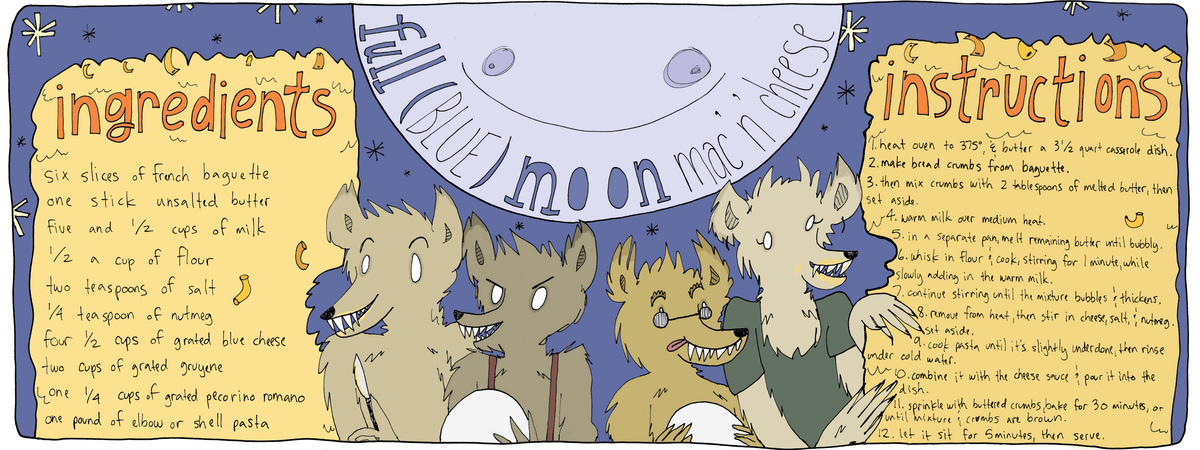 Full (Blue) Moon Mac'n'Cheese by Connor Brown