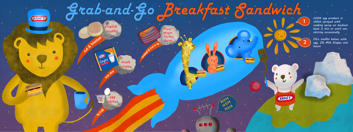 Grab-and-Go Breakfast Sandwich by Janice Lau