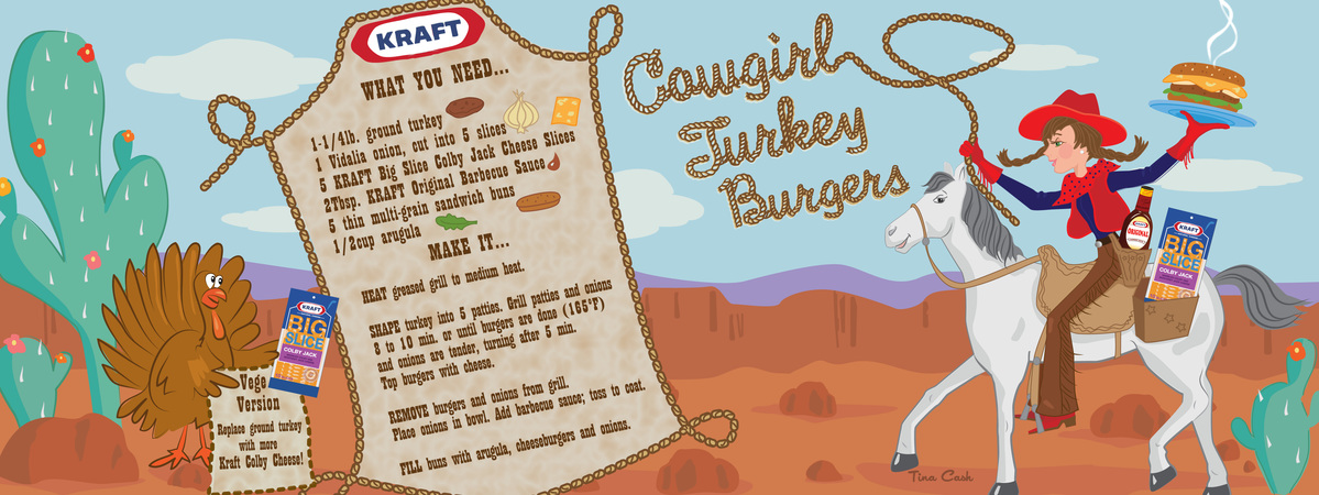 Cowgirl Turkey Burgers by Tina Cash