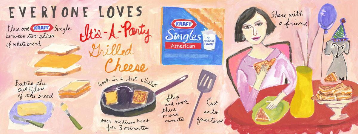 Everybody Loves "It's-a-Party" Grilled Cheese by Jackie Clark Mancuso