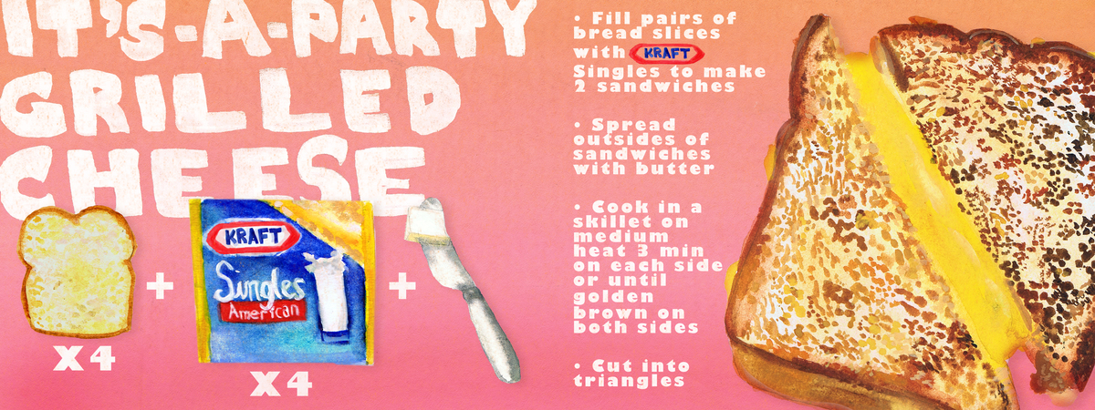 It's-a-Party Grilled Cheese by Naomi Bardoff