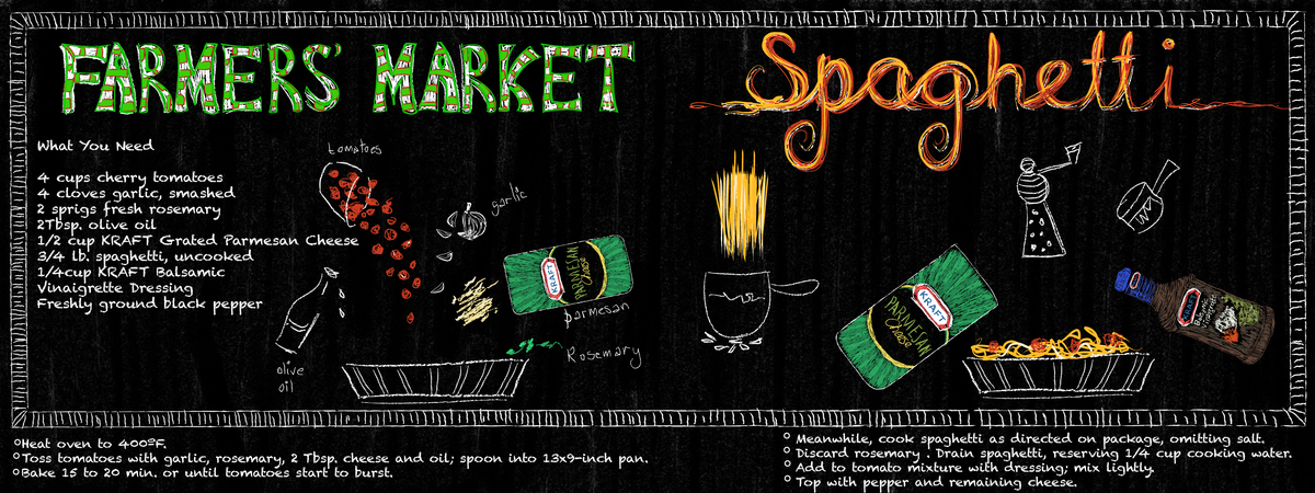 Farmer's Market Spaghetti by Meltem Sozer