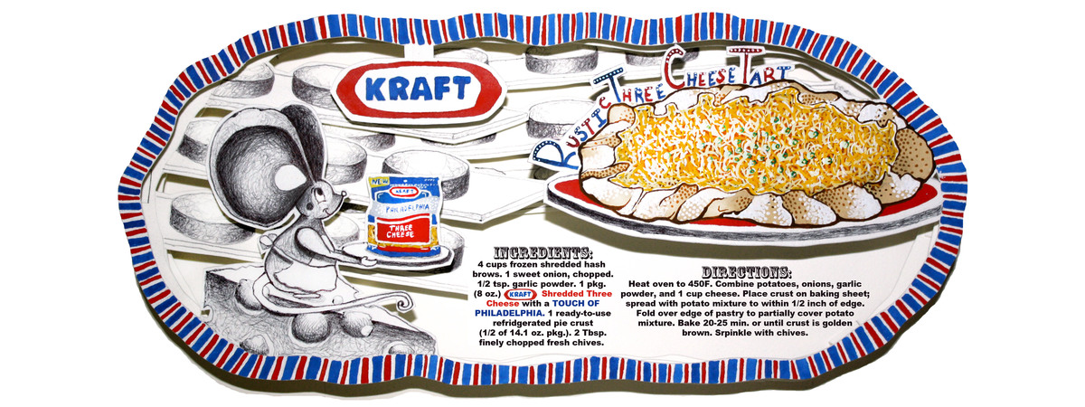 Rustic Three Cheese Kraft Tart by Nessa Guillet