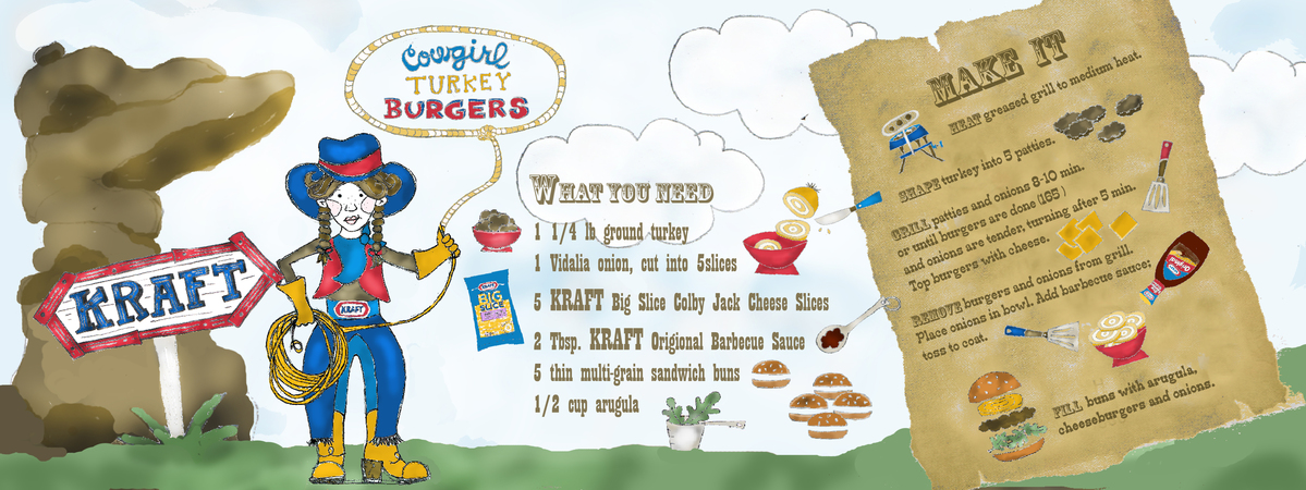 Cowgirl Turkey Burgers by Aimee Hartogh