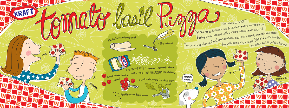 Tomato Basil Pizza by Tracy Mattocks