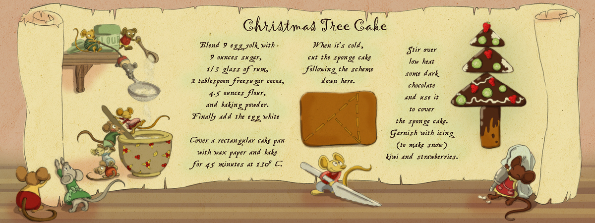 Christmas Tree Cake by Laura Raveggi