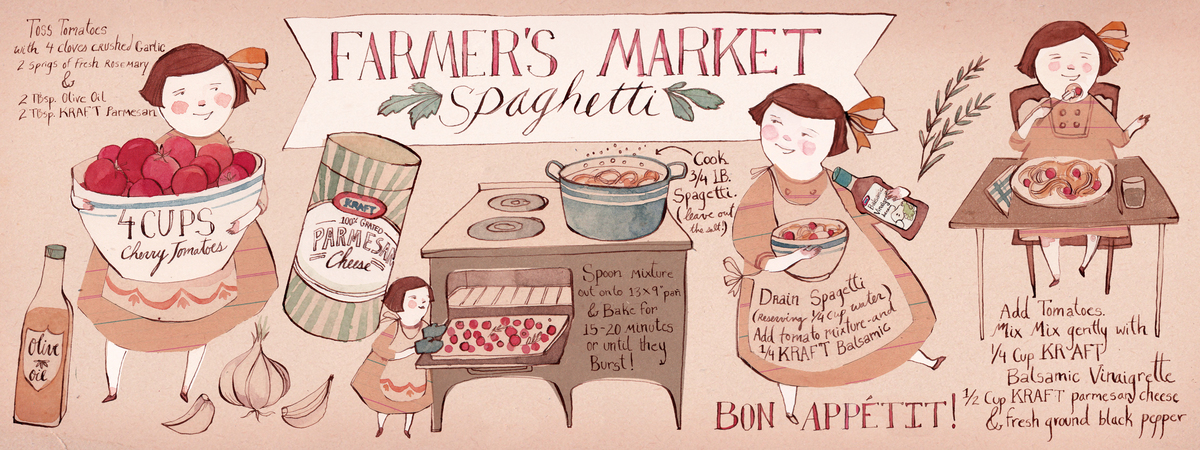Farmers Market Spaghetti by Kelsey Garrity-Riley