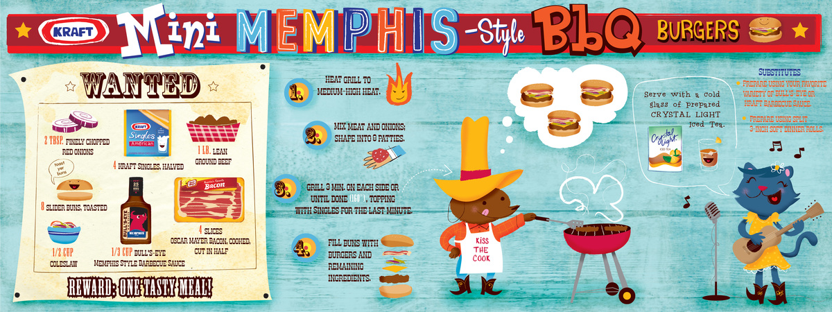 Mini Memphis-Style BBQ Burgers by Doreen Mulryan