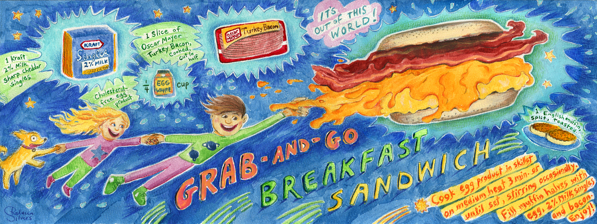 Grab And Go Breakfast Sandwich by Rebecca Silvers