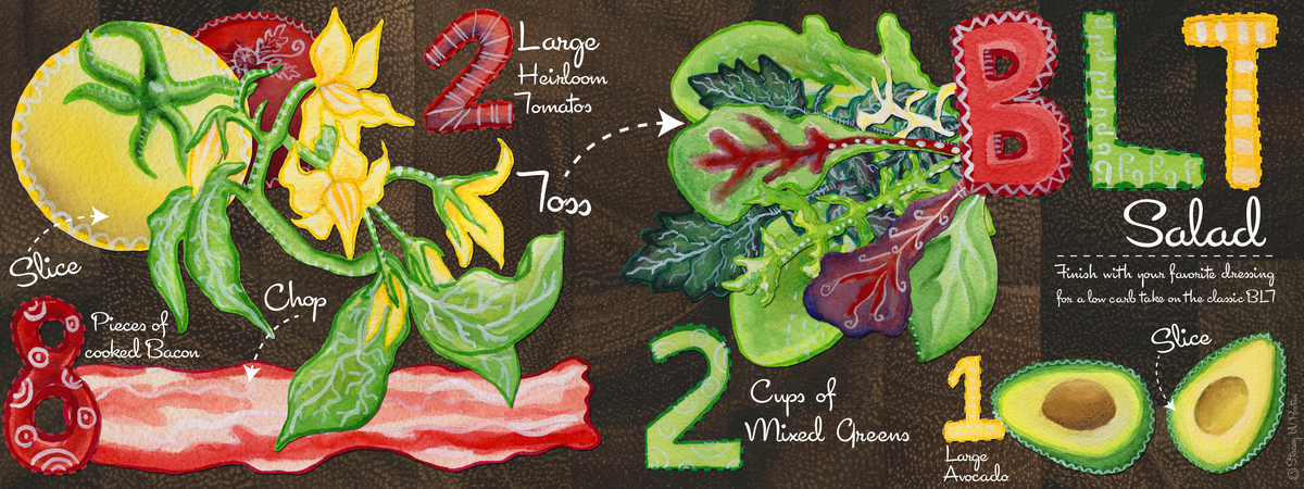 BLT Salad by Stacey Porter