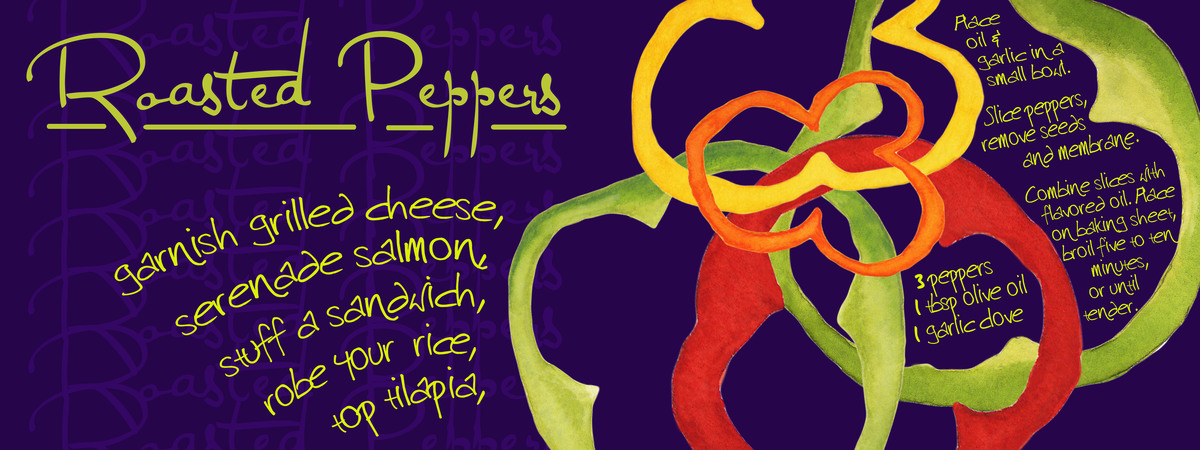 Roasted Peppers by Sheila Delgado