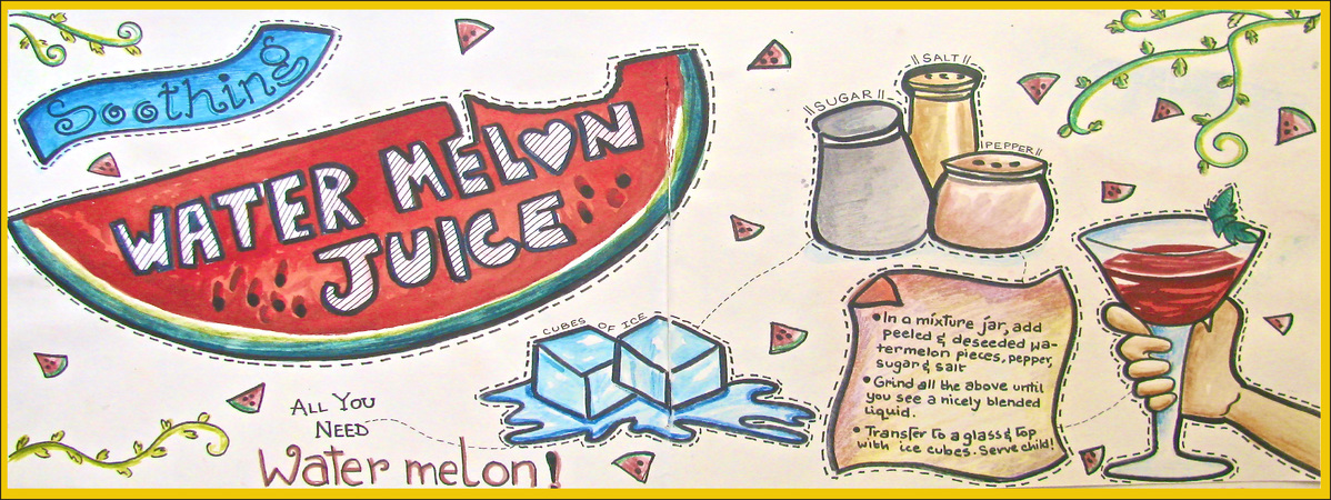 Summer Drool: Watermelon Juice by Debanjana Saha