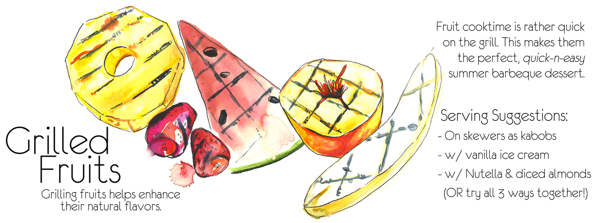 Grilled Fruits by Jackie Maloney