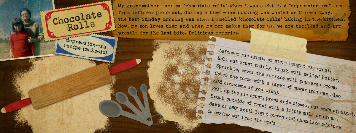 Chocolate Rolls by Kim Carney