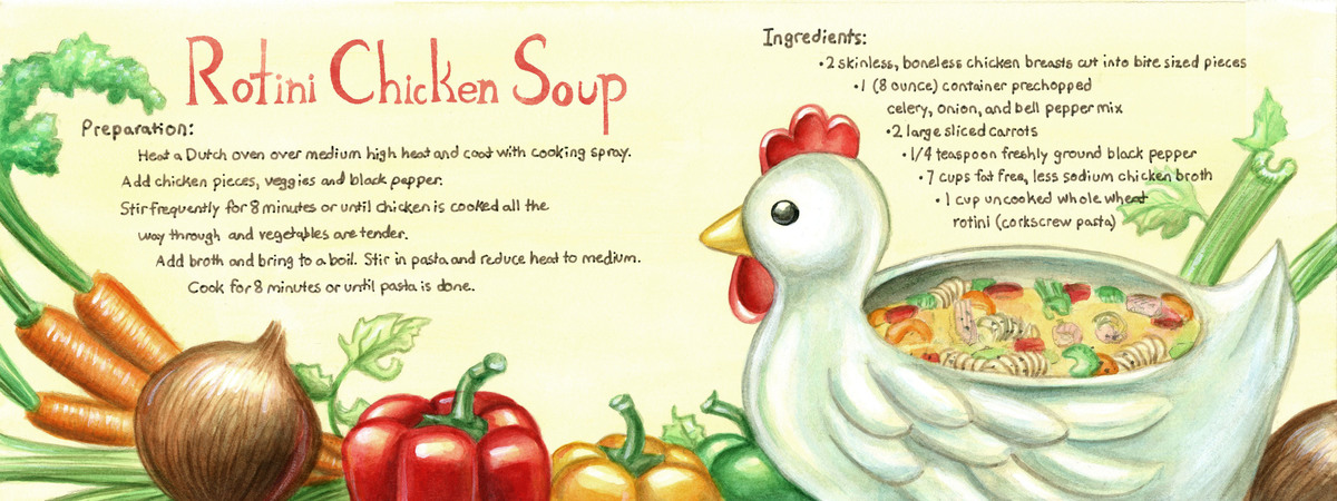 Rotini Chicken Soup by Kelsey Wilson